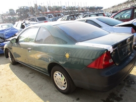 2002 HONDA CIVIC DX GREEN 2DR 1.7L AT A16504